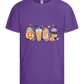 Halloween Drinks Design - Basic kids t-shirt_DARK PURPLE_front