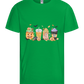 Halloween Drinks Design - Basic kids t-shirt_MEADOW GREEN_front