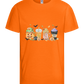 Halloween Drinks Design - Basic kids t-shirt_ORANGE_front