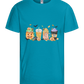 Halloween Drinks Design - Basic kids t-shirt_TURQUOISE_front