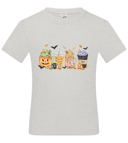 Halloween Drinks Design - Basic kids t-shirt_VIBRANT WHITE_front