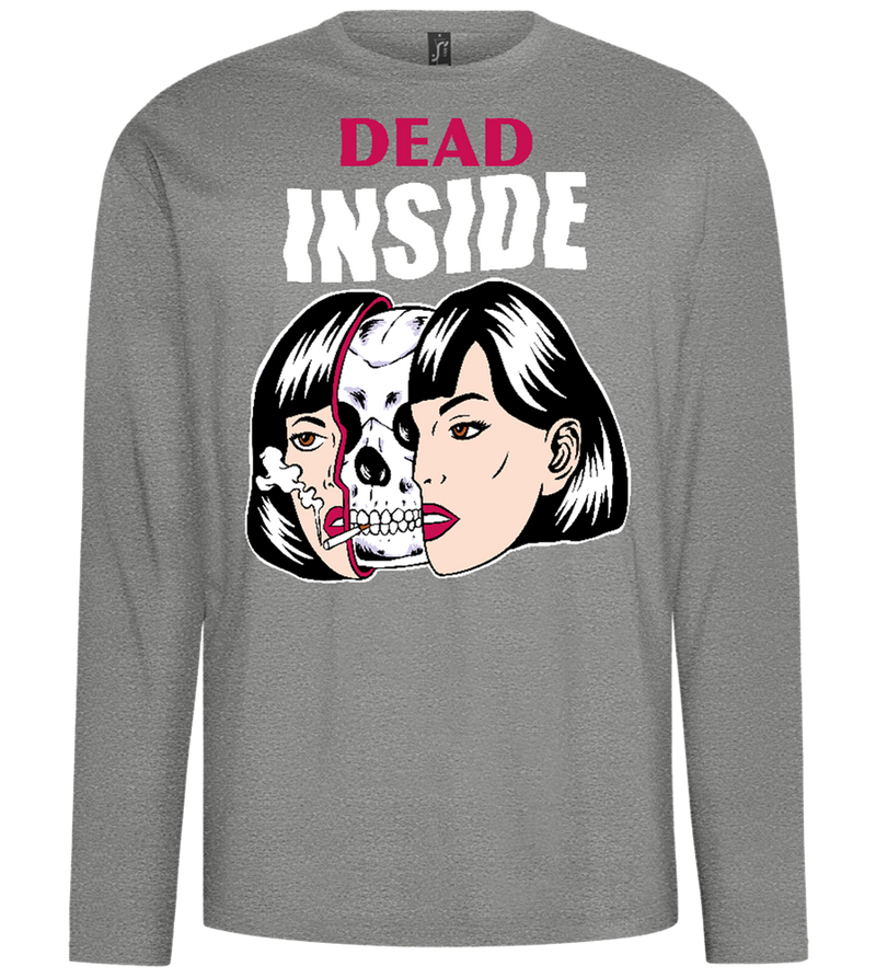 Dead Inside Design - Comfort men's long sleeve t-shirt_ORION GREY_front