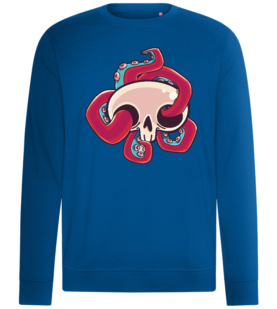 Squid Skull Design - Comfort unisex sweater_ROYAL_front