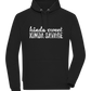 Kinda Sweet Kinda Savage Design - Comfort unisex hoodie_BLACK_front