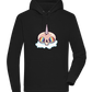 Unicorn Rainbow Design - Premium unisex hoodie_BLACK_front