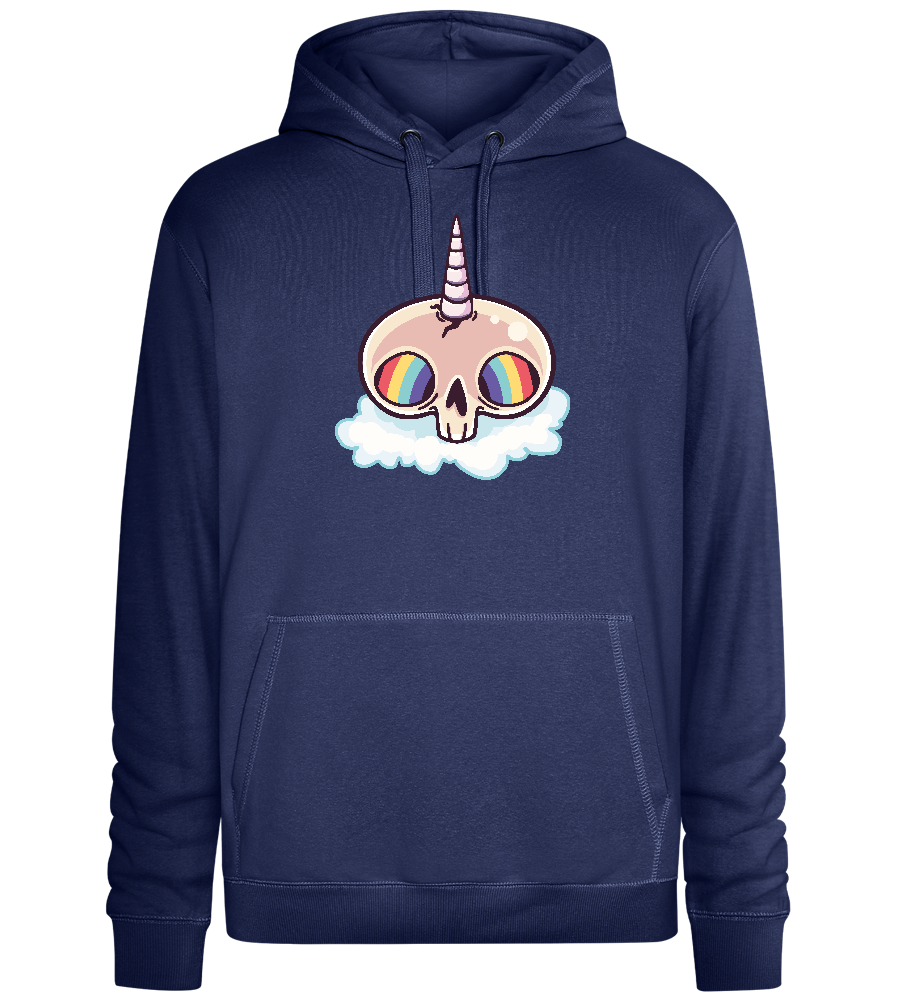 Unicorn Rainbow Design - Premium unisex hoodie_DENIM CHINA_front