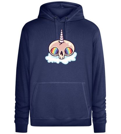 Unicorn Rainbow Design - Premium unisex hoodie_DENIM CHINA_front