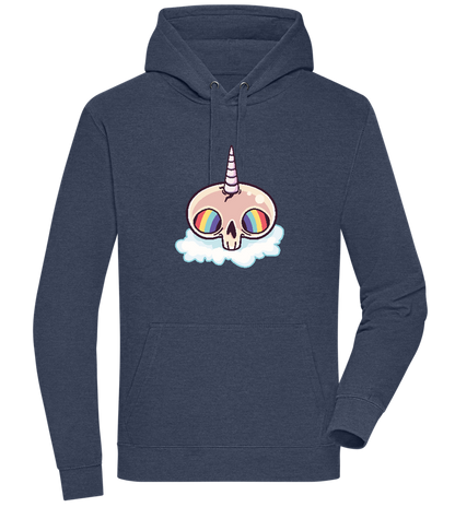 Unicorn Rainbow Design - Premium unisex hoodie_DENIM CHINA_front