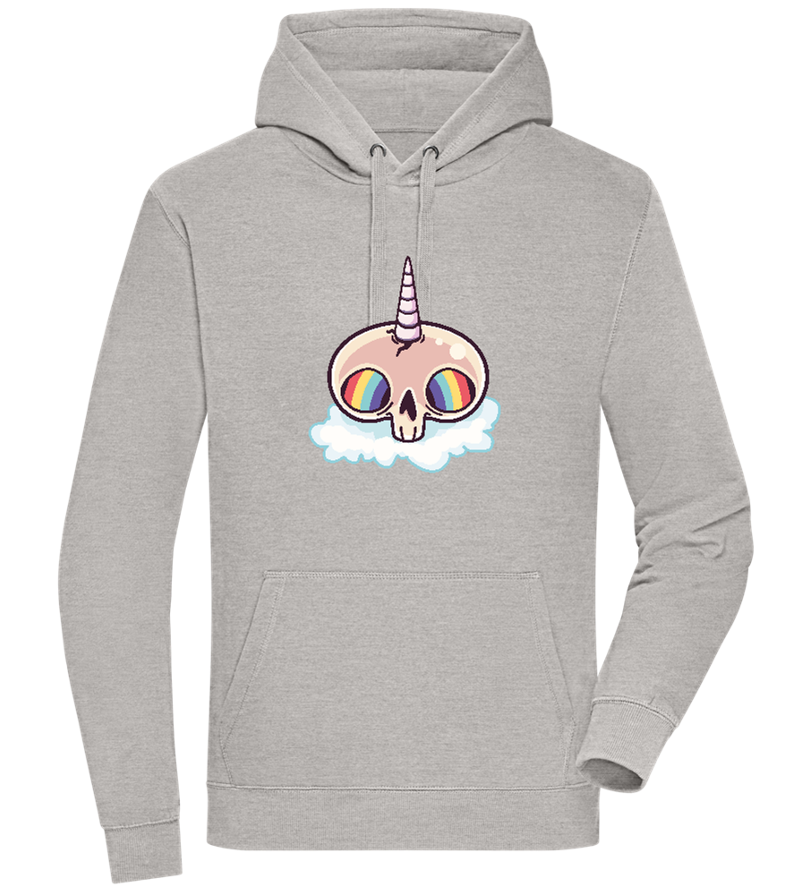 Unicorn Rainbow Design - Premium unisex hoodie_ORION GREY II_front