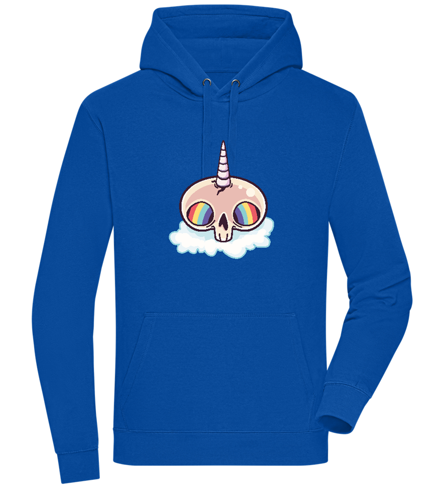 Unicorn Rainbow Design - Premium unisex hoodie_ROYAL_front