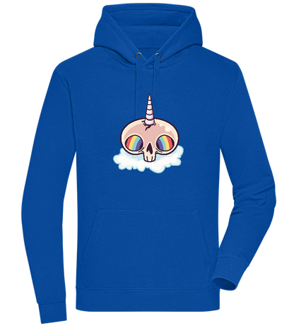 Unicorn Rainbow Design - Premium unisex hoodie_ROYAL_front