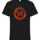 Bicycle Guerrilla Design - Basic men's v-neck t-shirt_DEEP BLACK_front