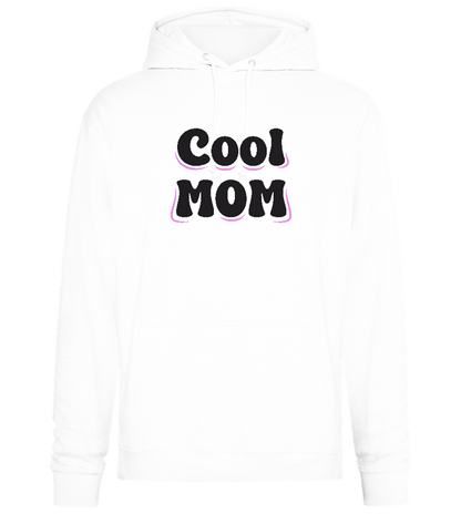 Cool Mom Design - Premium Essential Unisex Hoodie_WHITE_front