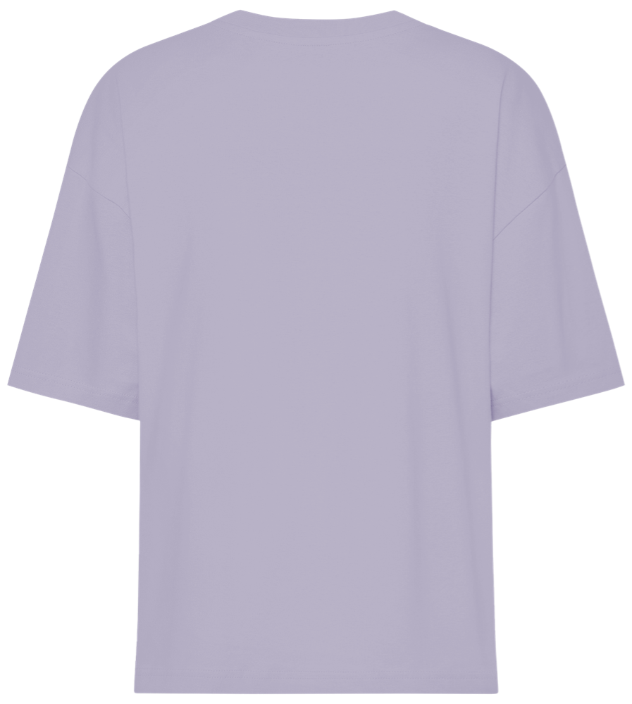 Better Late Than Ugly Design - Premium women's oversized t-shirt_LILAK_back