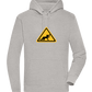 Drunk Warning Sign Design - Premium unisex hoodie_ORION GREY II_front