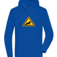 Drunk Warning Sign Design - Premium unisex hoodie_ROYAL_front