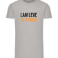 Lam Leve de Koning Design - Comfort men's fitted t-shirt_ORION GREY_front