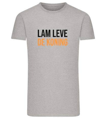 Lam Leve de Koning Design - Comfort men's fitted t-shirt_ORION GREY_front