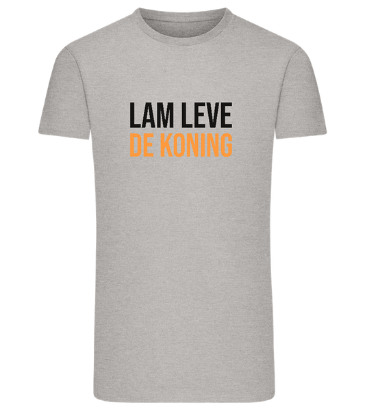 Lam Leve de Koning Design - Comfort men's fitted t-shirt_ORION GREY_front