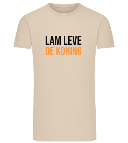 Lam Leve de Koning Design - Comfort men's fitted t-shirt_SILESTONE_front