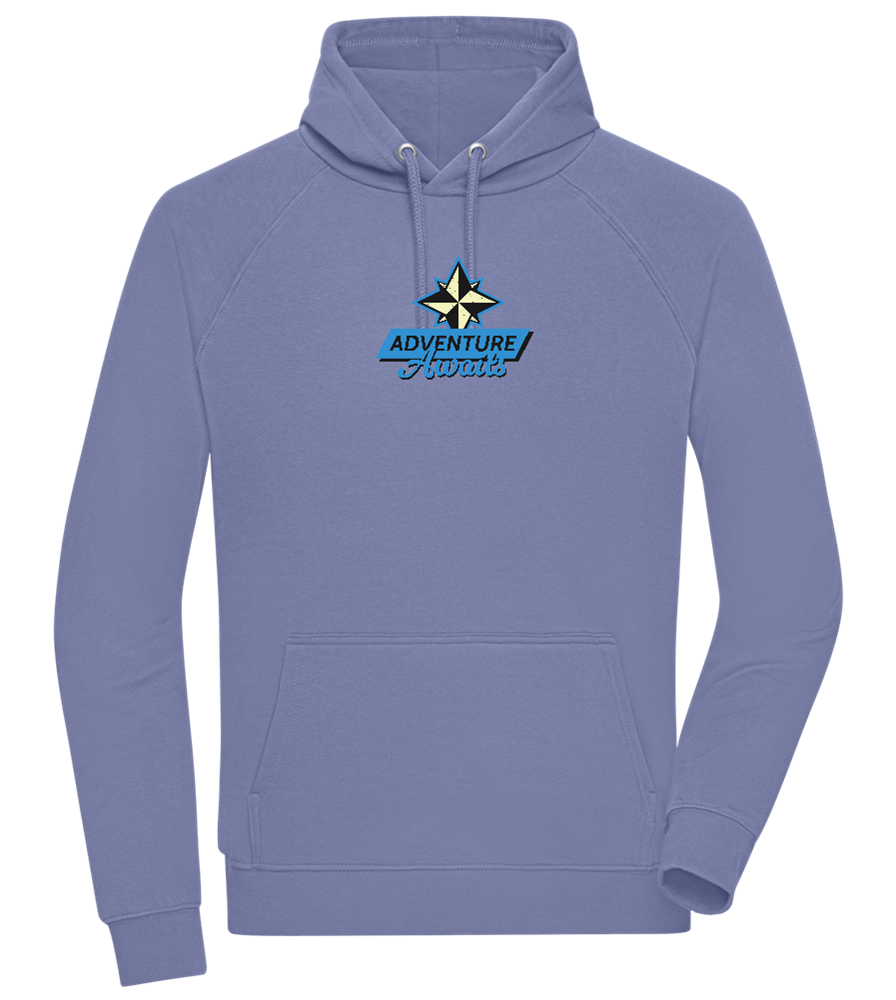 Adventure Awaits Design - Comfort unisex hoodie_BLUE_front