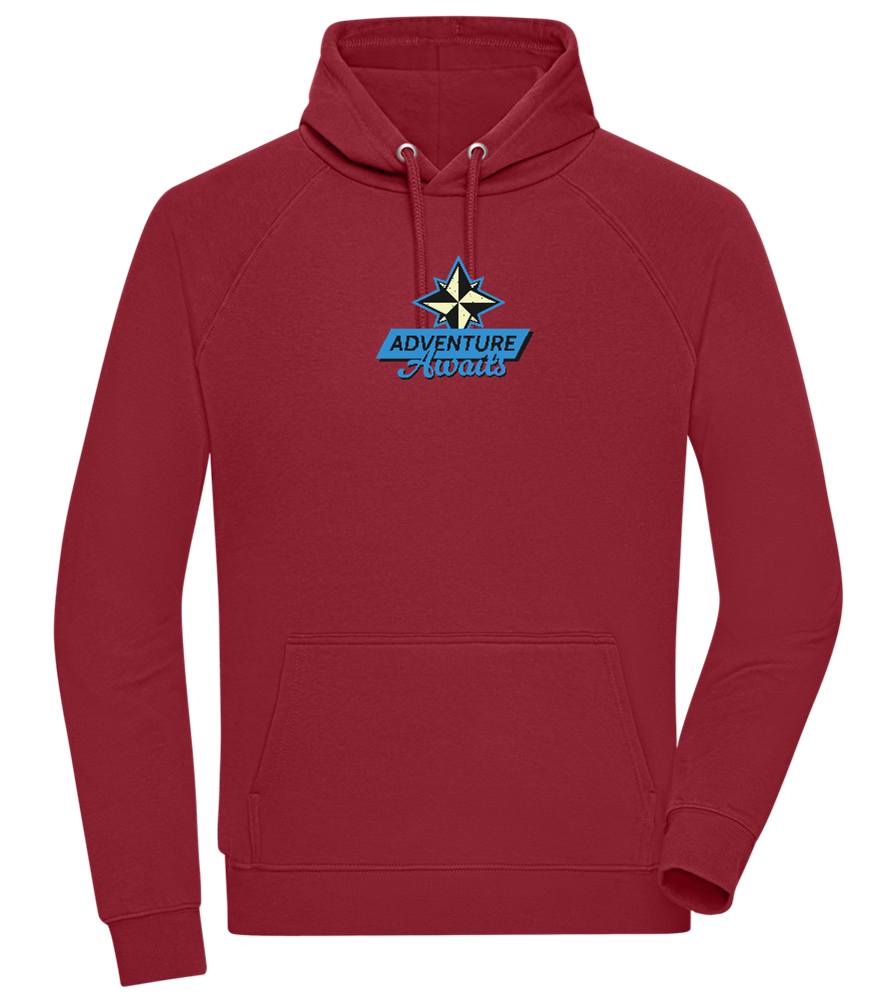 Adventure Awaits Design - Comfort unisex hoodie_BORDEAUX_front