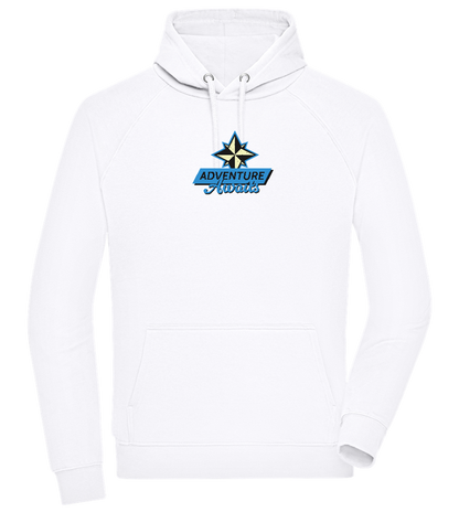 Adventure Awaits Design - Comfort unisex hoodie_WHITE_front