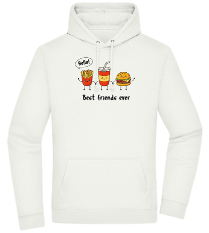 Best Friends Ever Food Design - Premium Essential Unisex Hoodie_CREAMY GREEN_front