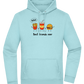 Best Friends Ever Food Design - Premium Essential Unisex Hoodie_POOL BLUE_front