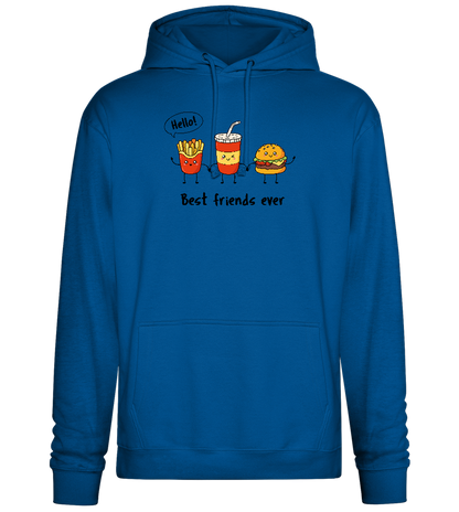 Best Friends Ever Food Design - Premium Essential Unisex Hoodie_ROYAL_front