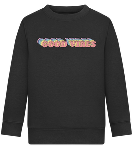 Good Vibes Rainbow Design - Comfort Kids Sweater