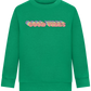 Good Vibes Rainbow Design - Comfort Kids Sweater_MEADOW GREEN_front