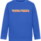 Good Vibes Rainbow Design - Comfort Kids Sweater_ROYAL_front