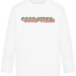 Good Vibes Rainbow Design - Comfort Kids Sweater_WHITE_front