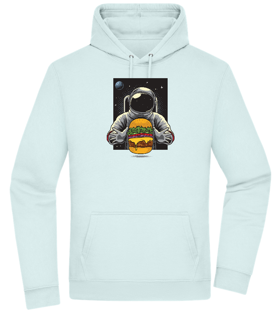 Astroburger Design - Premium Essential Unisex Hoodie_ARCTIC BLUE_front