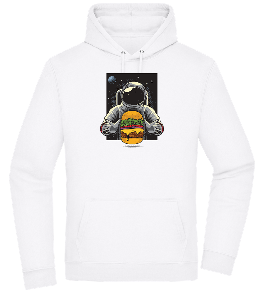 Astroburger Design - Premium Essential Unisex Hoodie_WHITE_front