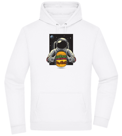 Astroburger Design - Premium Essential Unisex Hoodie_WHITE_front