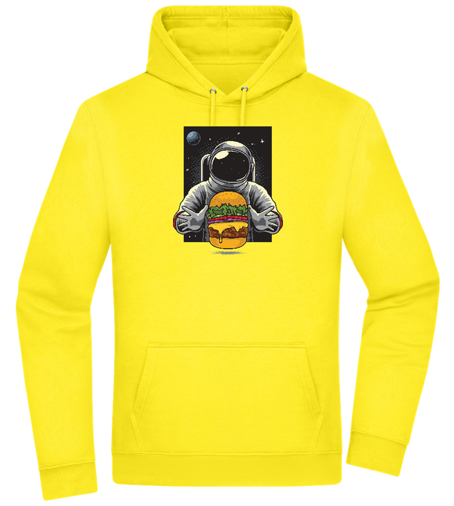 Astroburger Design - Premium Essential Unisex Hoodie_YELLOW_front