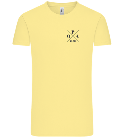 OPA EST Design - Comfort Unisex T-Shirt_AMARELO CLARO_front