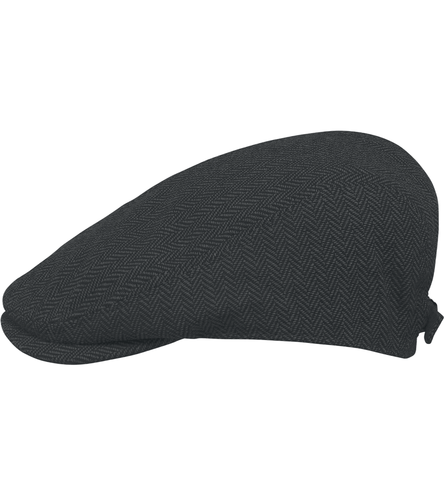 Heritage Newsboy Cap_BLACK_left