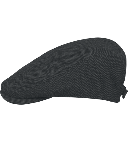 Heritage Newsboy Cap_BLACK_left