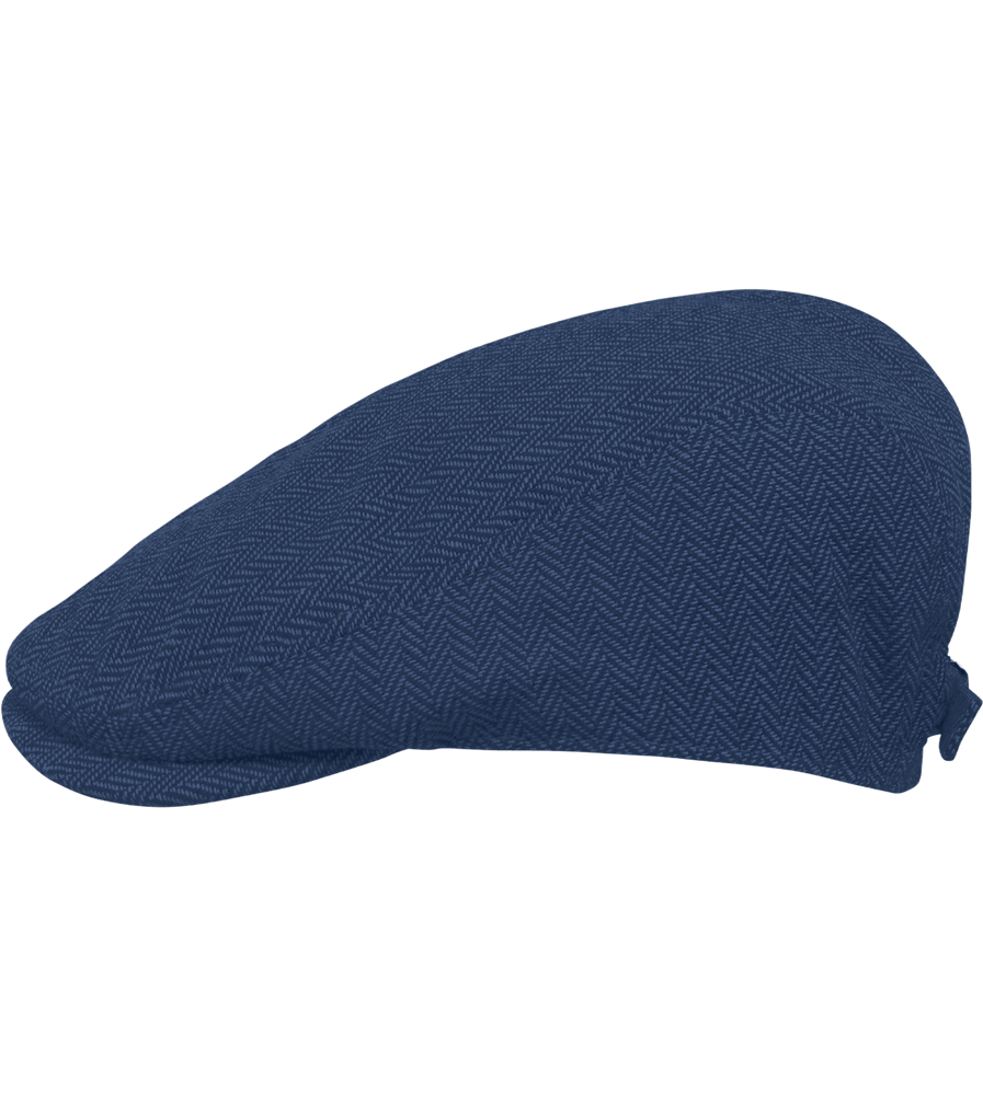 Heritage Newsboy Cap_BLUE_left