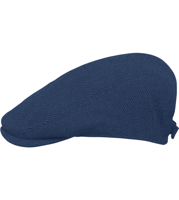 Heritage Newsboy Cap_BLUE_left