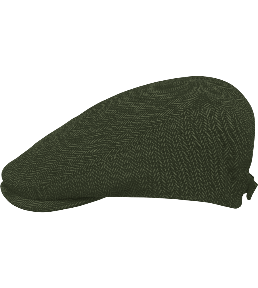 Heritage Newsboy Cap_DARK GREEN_left