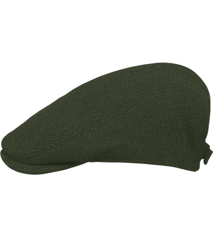 Heritage Newsboy Cap_DARK GREEN_left