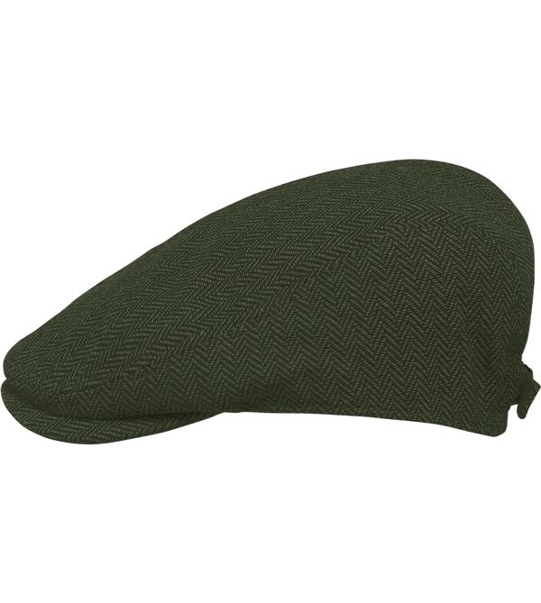 Heritage Newsboy Cap_DARK GREEN_left