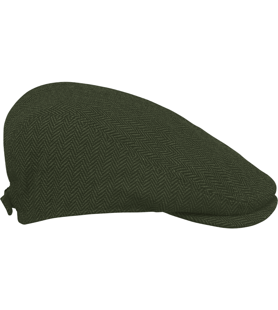 Heritage Newsboy Cap_DARK GREEN_right