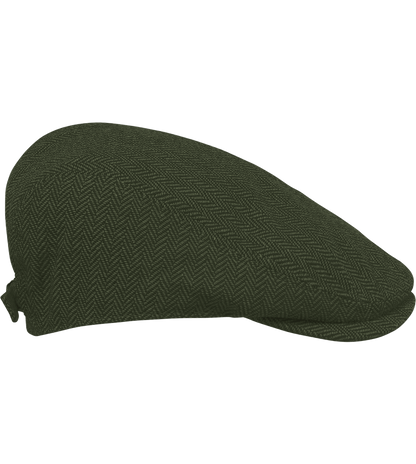 Heritage Newsboy Cap_DARK GREEN_right