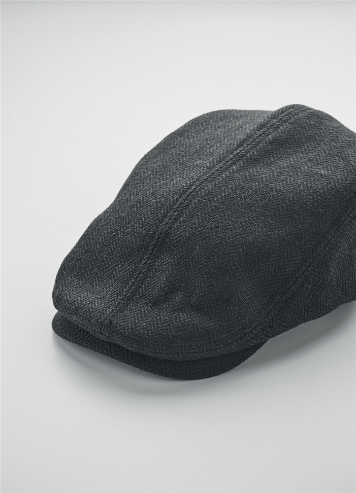 Heritage Newsboy Cap_BLACK_VARIANTFEATUREDIMAGE_left_1