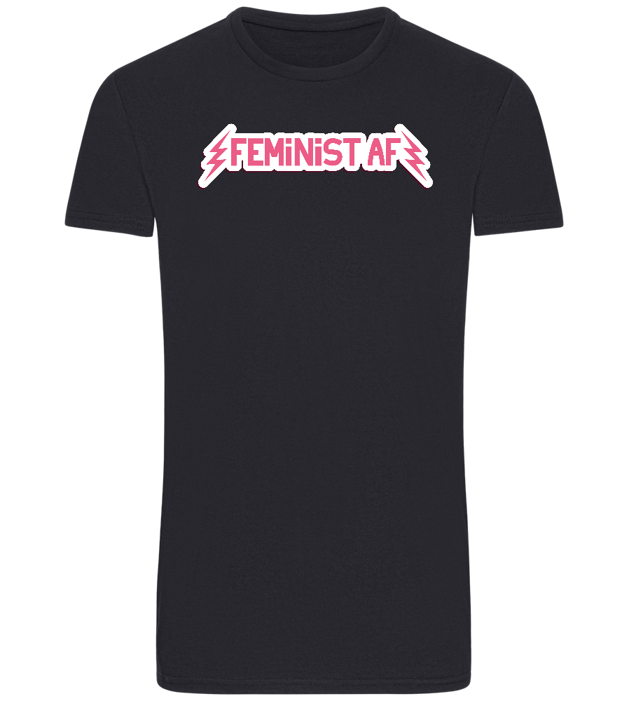 Feminist AF Design - Basic Unisex T-Shirt_FRENCH NAVY_front